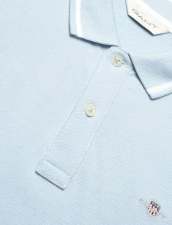 Barn GANT Överdelar|CONTRAST TIPPING SS PIQUE RUGGER - Kortärmade pikéer