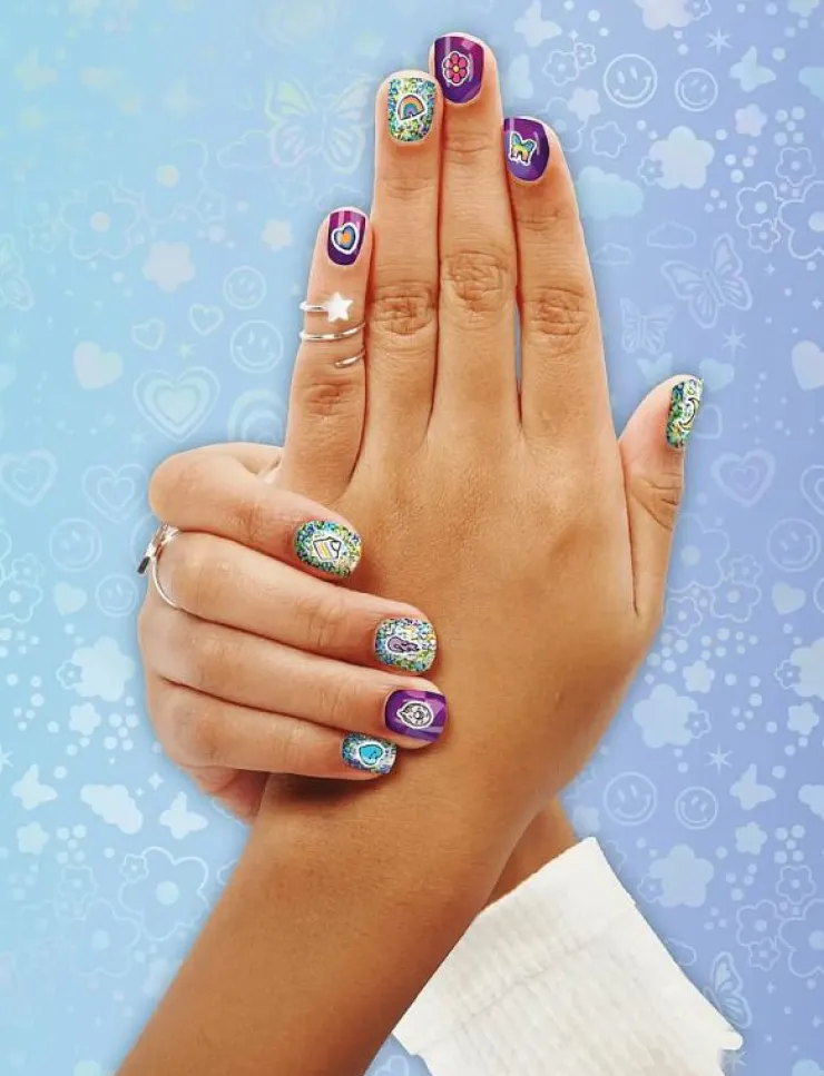 Barn Cool Maker Maskeradkläder & Tillbehör|Go Glam Foil Nails 2.0 - Smink