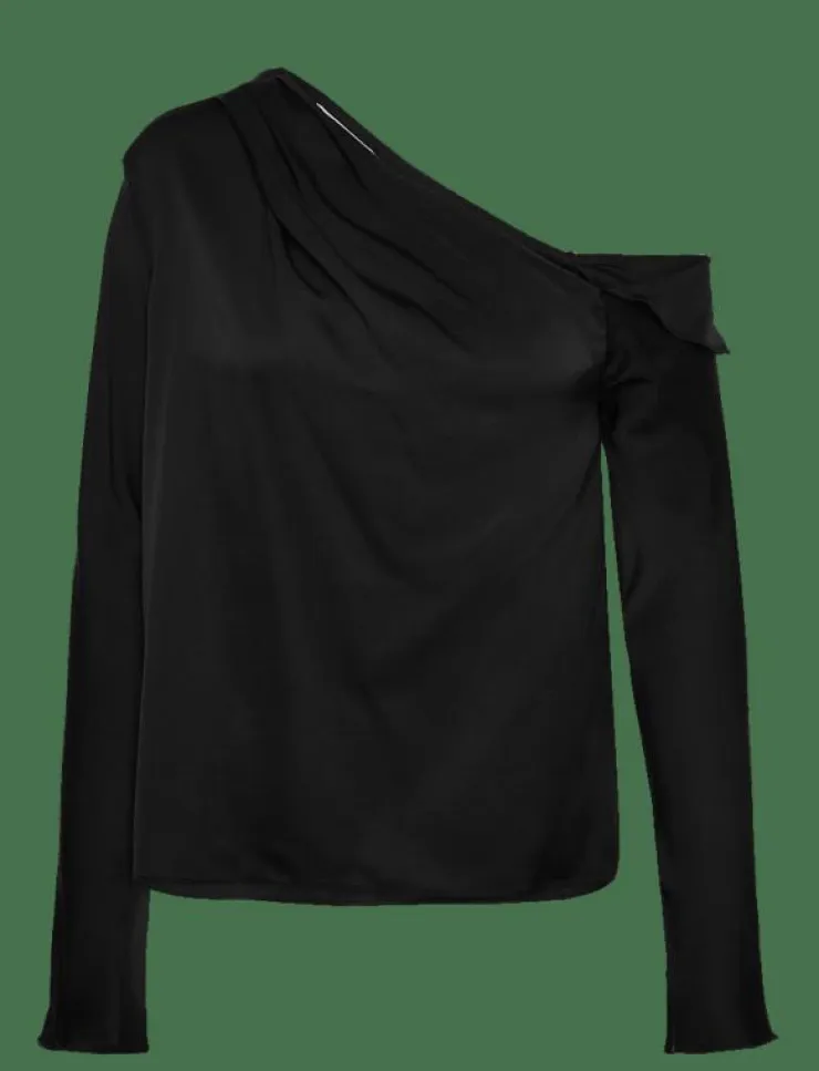 Kvinnor Ahlvar Gallery Blusar & Skjortor|Cora silk blouse - Långärmade blusar