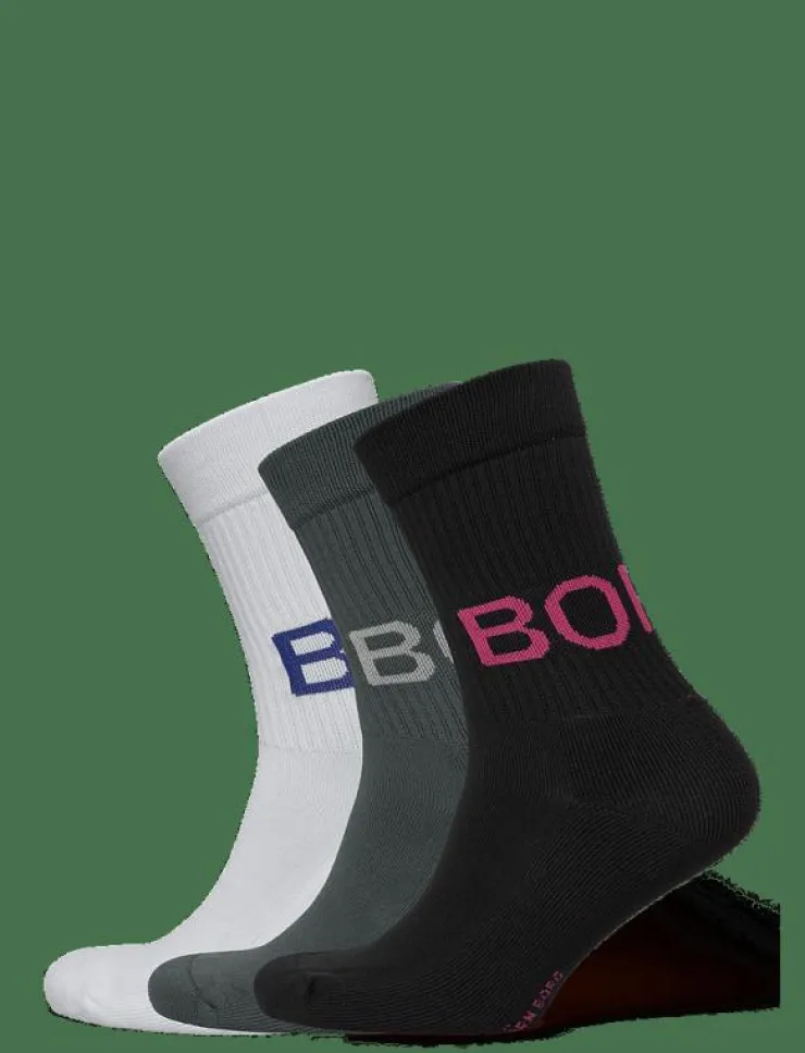 Björn Borg CORE CREW POLYAMIDE SOCK 3p - Strumpor|Kvinnor Underkläder|Underkläder