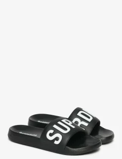 Superdry Sommarskor|Badtofflor|CORE GRAPHIC POOL SLIDE - Sandaler