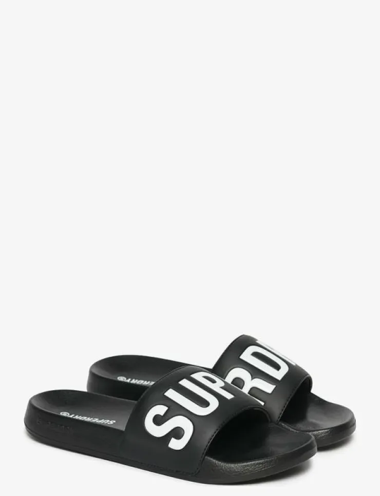 Superdry Sommarskor|Badtofflor|CORE GRAPHIC POOL SLIDE - Sandaler