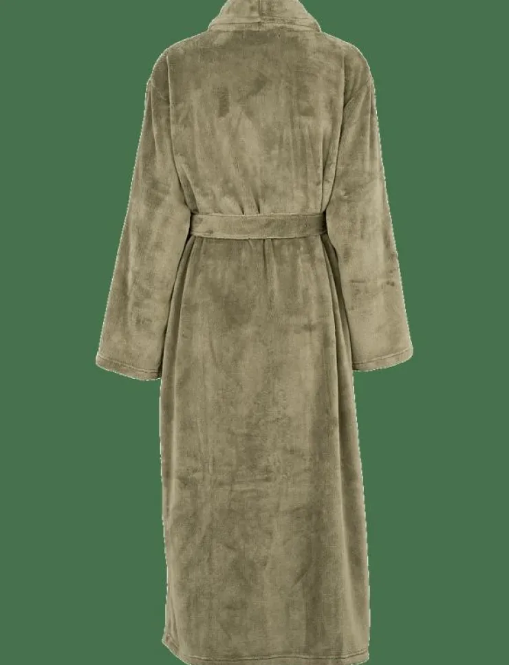 Kvinnor Missya Morgonrockar|Morgonrockar|Cornflocker fleece robe long - Morgonrock