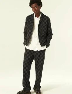 Rue de Tokyo COSIMO JAPANESE SASHIKO CHECK - Jackor & rockar| Overshirts