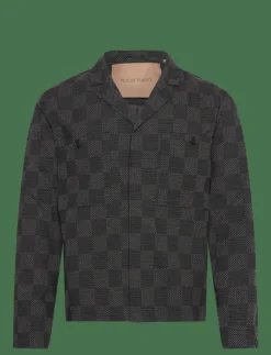 Rue de Tokyo COSIMO JAPANESE SASHIKO CHECK - Jackor & rockar| Overshirts