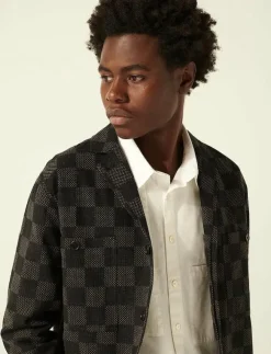 Rue de Tokyo COSIMO JAPANESE SASHIKO CHECK - Jackor & rockar| Overshirts