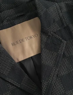 Rue de Tokyo COSIMO JAPANESE SASHIKO CHECK - Jackor & rockar| Overshirts