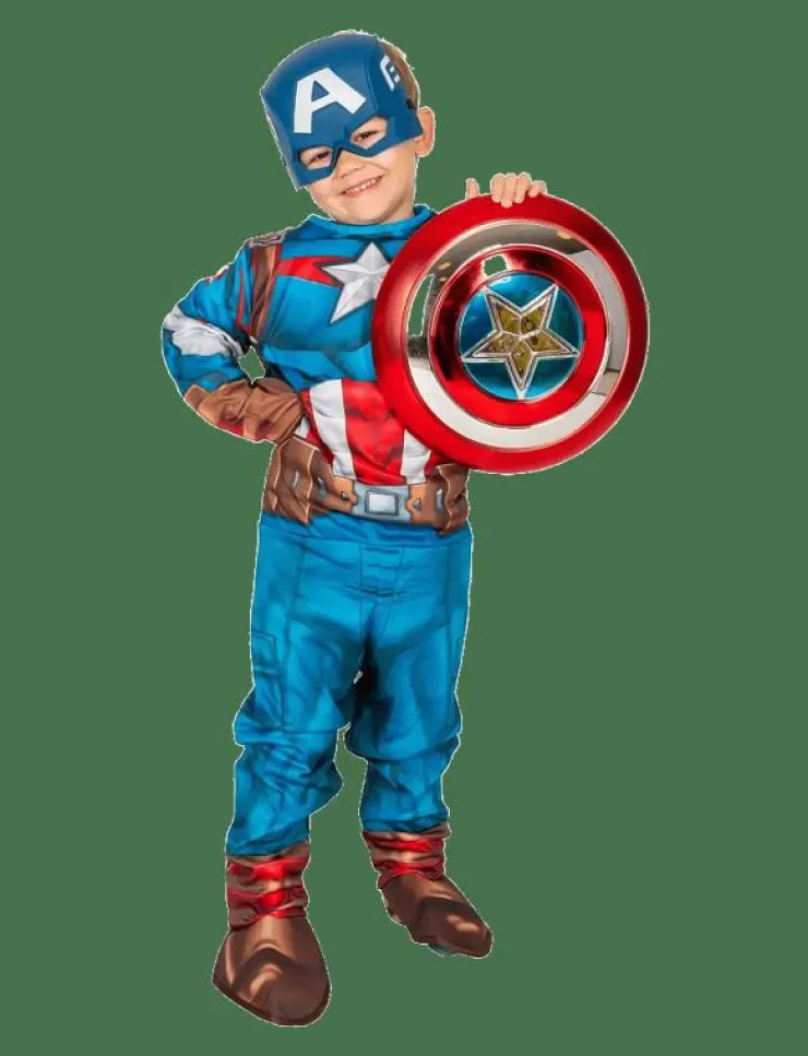Rubies COSTUME CAPTAIN AMERICA S 104 CL - Maskeradkläder|Barn Maskeradkläder & Tillbehör