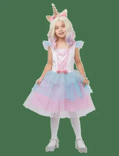 Joker COSTUME UNICORN DRESS 110-116 - Maskeradkläder|Barn Maskeradkläder & Tillbehör