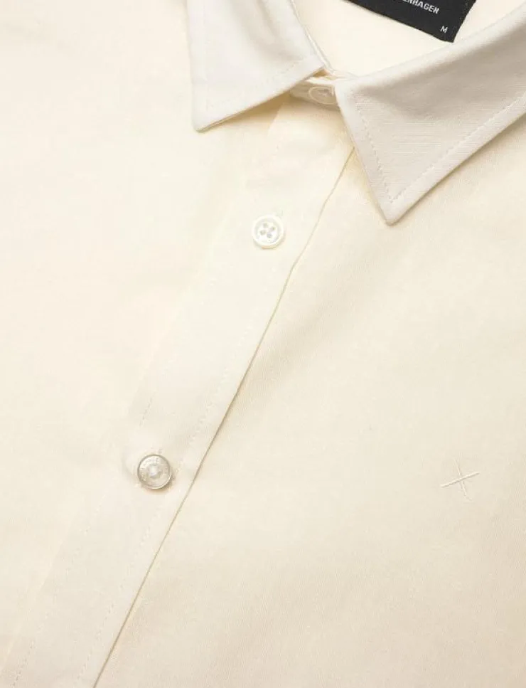 Clean Cut Copenhagen Cotton / Linen Shirt L/S - Linneskjortor| Skjortor
