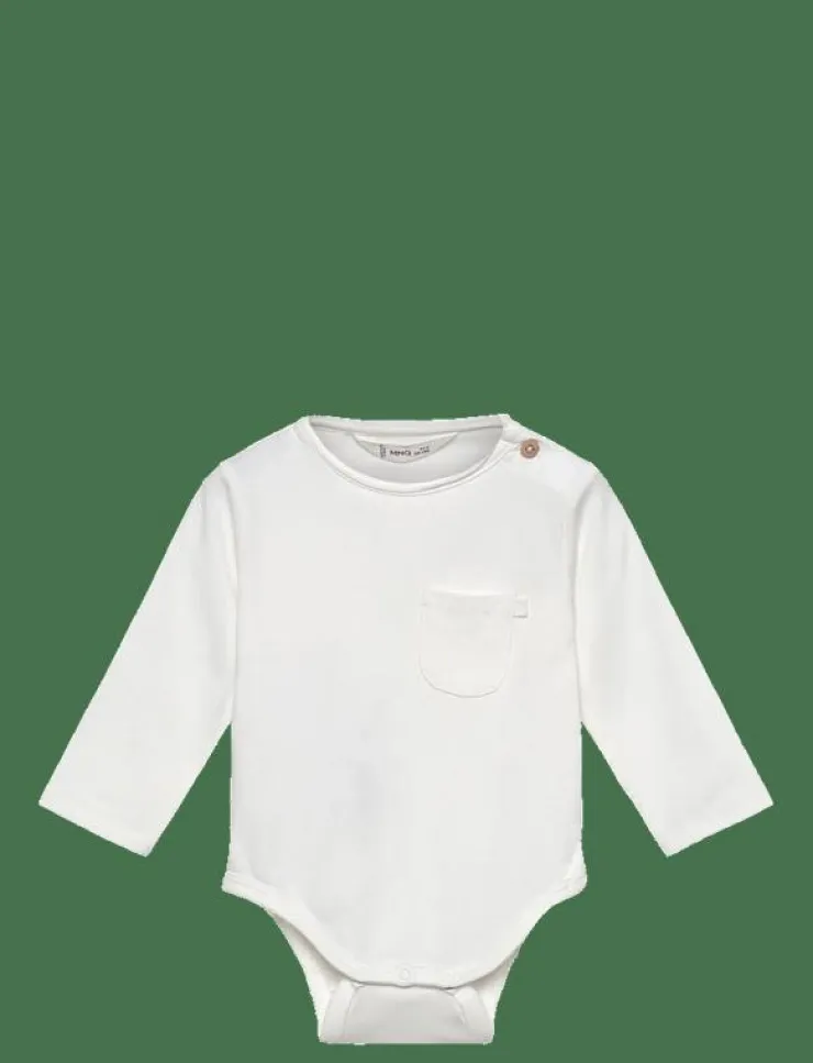 Barn Mango Bodies|Cotton body pocket - Långärmad body