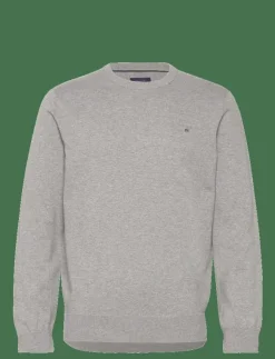GANT COTTON C-NECK - Rundhalsad| Stickat