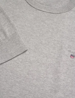 GANT COTTON C-NECK - Rundhalsad| Stickat
