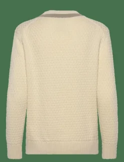 Kvinnor GANT Stickat|COTTON CONTRAST TEXTURED CARDIGAN - Koftor