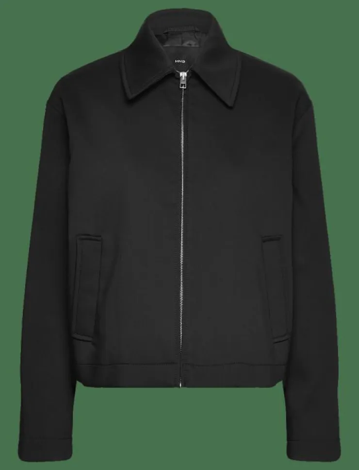Mango Cotton jacket with shirt collar - Tunna jackor|Kvinnor Overshirts