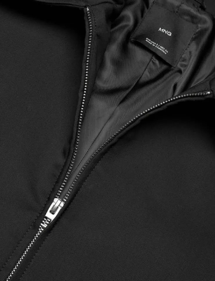 Mango Cotton jacket with shirt collar - Tunna jackor|Kvinnor Overshirts