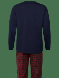 Polo Ralph Lauren Pyjamas|Cotton Jersey & Plaid Flannel Sleep Set - Pyjamas