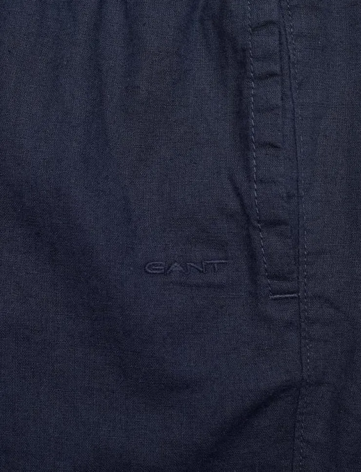 GANT COTTON LINEN PANTS - Byxa|Barn Nederdelar