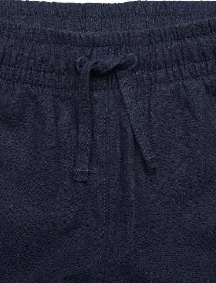 GANT COTTON LINEN PANTS - Byxa|Barn Nederdelar