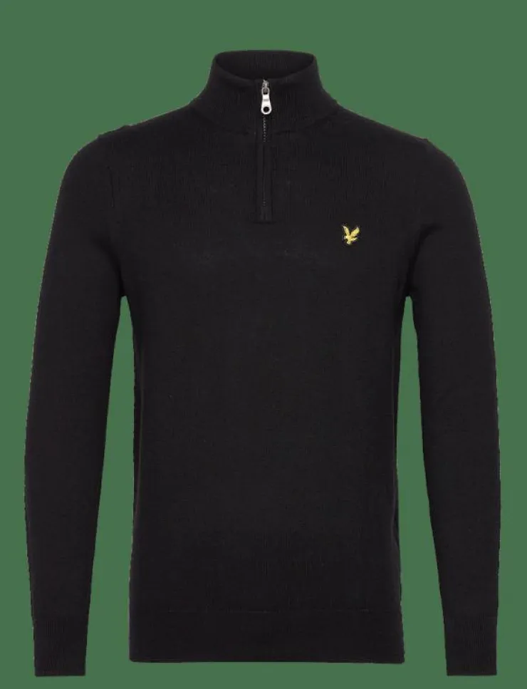 Lyle & Scott Cotton Merino Quarter Zip Jumper - Stickat| Stickat