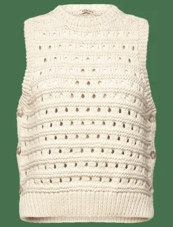 Kvinnor Stella Nova Västar|Cotton Stitch Vest - Stickade västar
