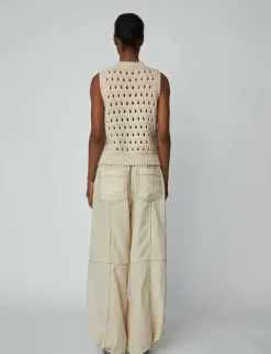 Kvinnor Stella Nova Västar|Cotton Stitch Vest - Stickade västar