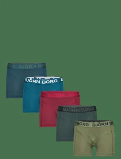Barn Björn Borg Underkläder|COTTON STRETCH BOXER 5p - Kalsonger