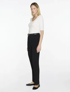Kvinnor Filippa K Kläder|Cotton Stretch Scoop Neck Top - T-shirts