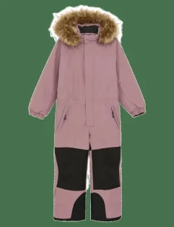 Barn Color Kids Overaller|Coverall W. Contrast & Fur - Overaller