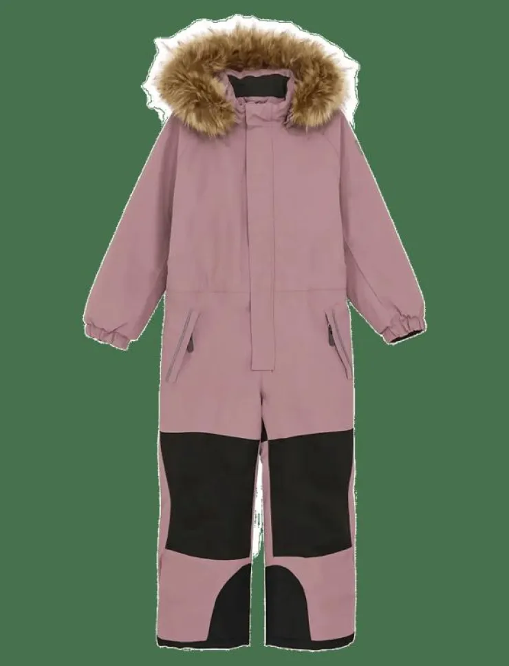 Barn Color Kids Overaller|Coverall W. Contrast & Fur - Overaller