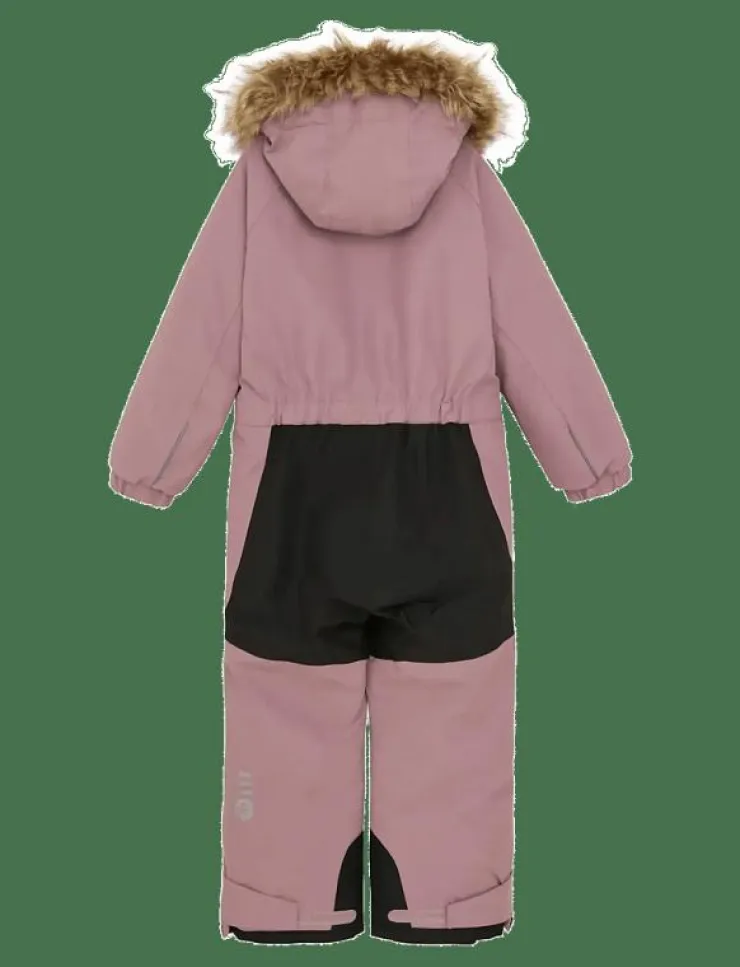 Barn Color Kids Overaller|Coverall W. Contrast & Fur - Overaller