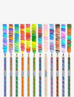 Barn Crayola Rita & Pyssla|12 SWIRL COLOURED PENCILS - Färgpennor