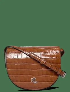 Kvinnor Lauren Ralph Lauren Crossbody Bags|Axelremsväskor|Croc-Embossed Medium Witley Crossbody - Crossbody Bags