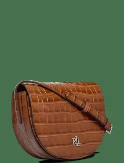 Kvinnor Lauren Ralph Lauren Crossbody Bags|Axelremsväskor|Croc-Embossed Medium Witley Crossbody - Crossbody Bags