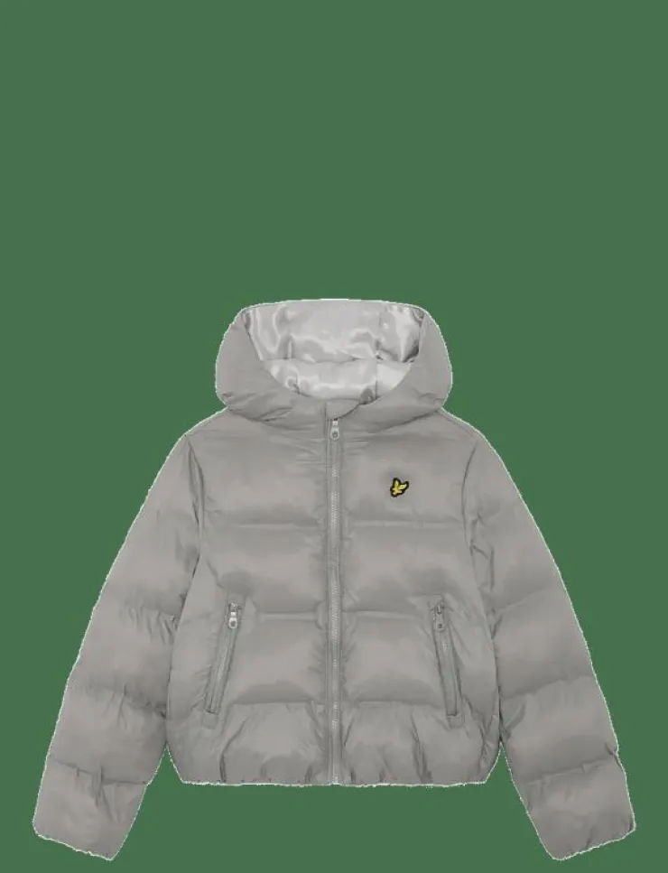 Lyle & Scott Cropped Puffer Coat - Dunjackor & fodrade jackor|Barn Jackor