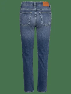 GANT CROPPED SLIM STRETCH JEANS - Slim jeans|Kvinnor Denimkläder