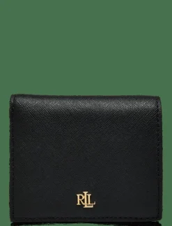 Kvinnor Lauren Ralph Lauren Plånböcker & Korthållare|Crosshatch Leather Compact Wallet - Plånböcker