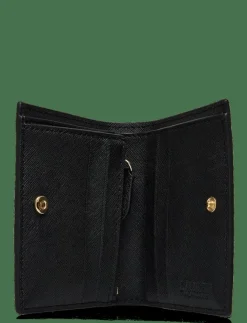 Kvinnor Lauren Ralph Lauren Plånböcker & Korthållare|Crosshatch Leather Compact Wallet - Plånböcker