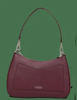 Kvinnor Lauren Ralph Lauren Handväskor|Crossbody Bags|Crosshatch Leather Medium Danni Bag - Handväskor