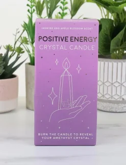 Gift Republic Crystal Candle - Positivity - Blockljus| Ljus