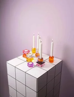 C'est Bon Ljusstakar & Ljushållare|Crystal candle holder - Dekoration