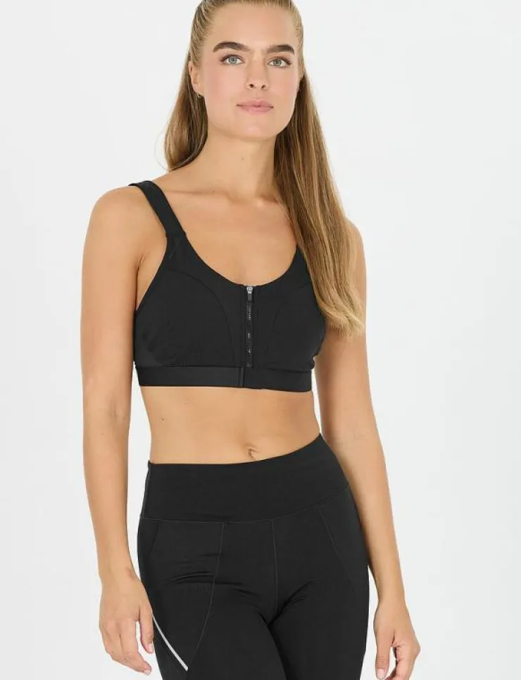 Endurance Crystale W Zip Sports Bra - Sport BH:ar|Kvinnor Sport-Bh