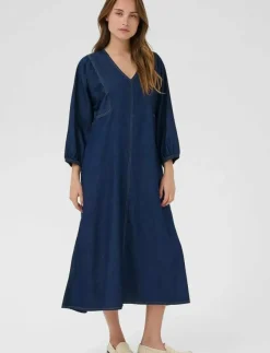 Kvinnor Culture Plus Size & Curvy|Denimkläder|CUhilka Arpa Dress - Midiklänningar
