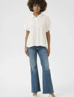 Kvinnor Culture Overshirts|CUmyra Elina SS Shirt - Kortärmade skjortor