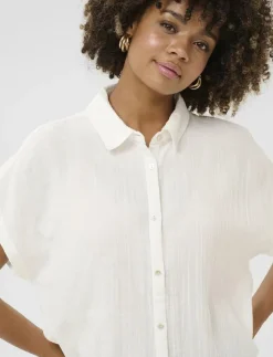 Kvinnor Culture Overshirts|CUmyra Elina SS Shirt - Kortärmade skjortor