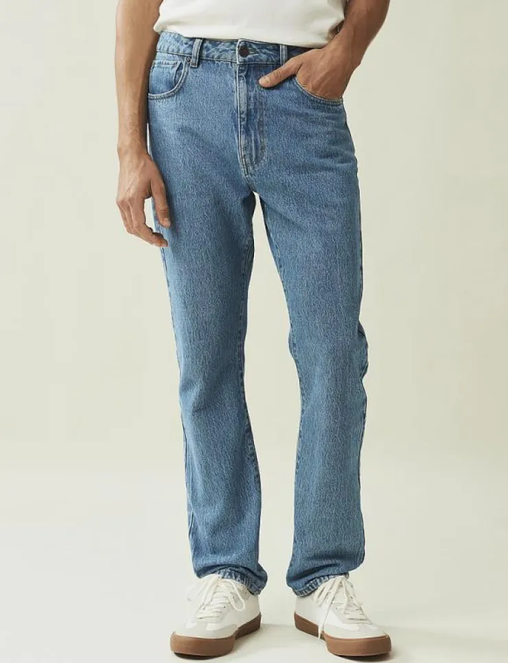 Lexington Clothing Curt Casual Blue Wash Denim - Relaxed jeans| Denim Kläder|Jeans