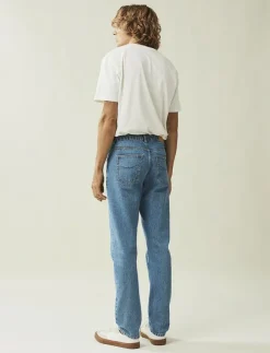 Lexington Clothing Curt Casual Blue Wash Denim - Relaxed jeans| Denim Kläder|Jeans