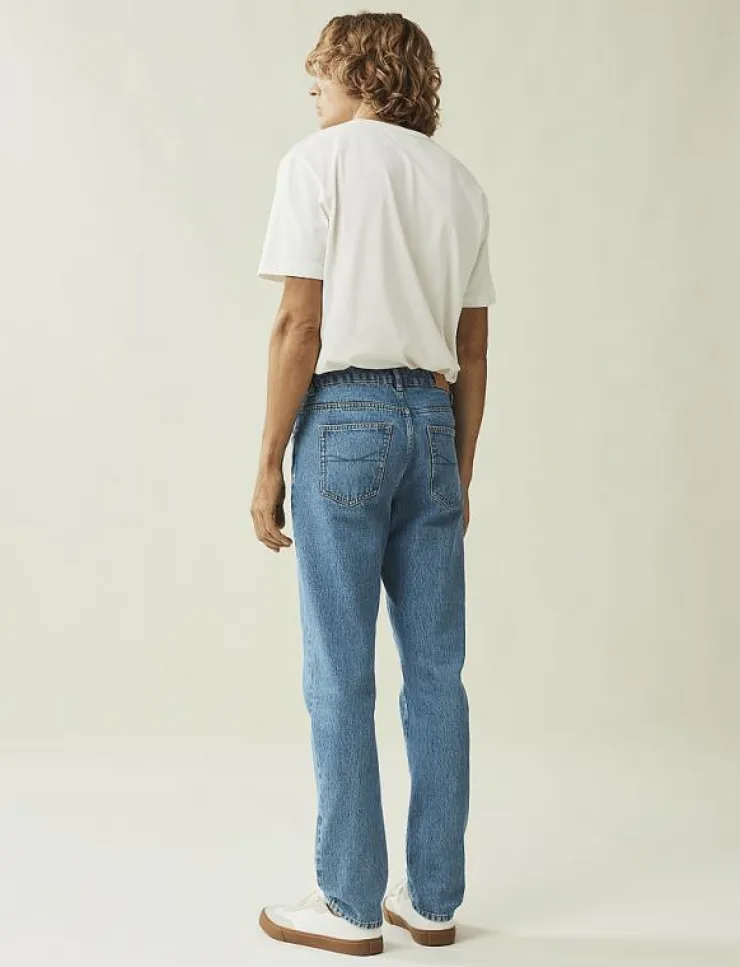 Lexington Clothing Curt Casual Blue Wash Denim - Relaxed jeans| Denim Kläder|Jeans