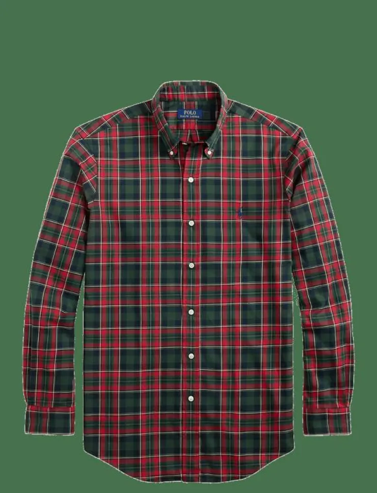Polo Ralph Lauren Skjortor|Custom Fit Plaid Twill Shirt - Rutiga skjortor