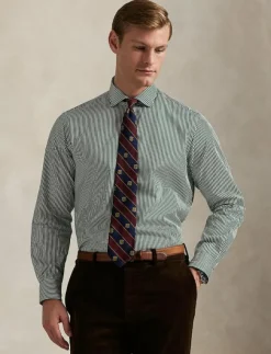 Polo Ralph Lauren Skjortor|Custom Fit Striped Poplin Shirt - Mönstrade skjortor
